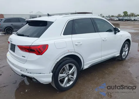 2024 Audi Q3 Premium 45 Tfsi S Line Quattro Tiptronic from USA, damaged, VIN WA1DECF30R1124289
